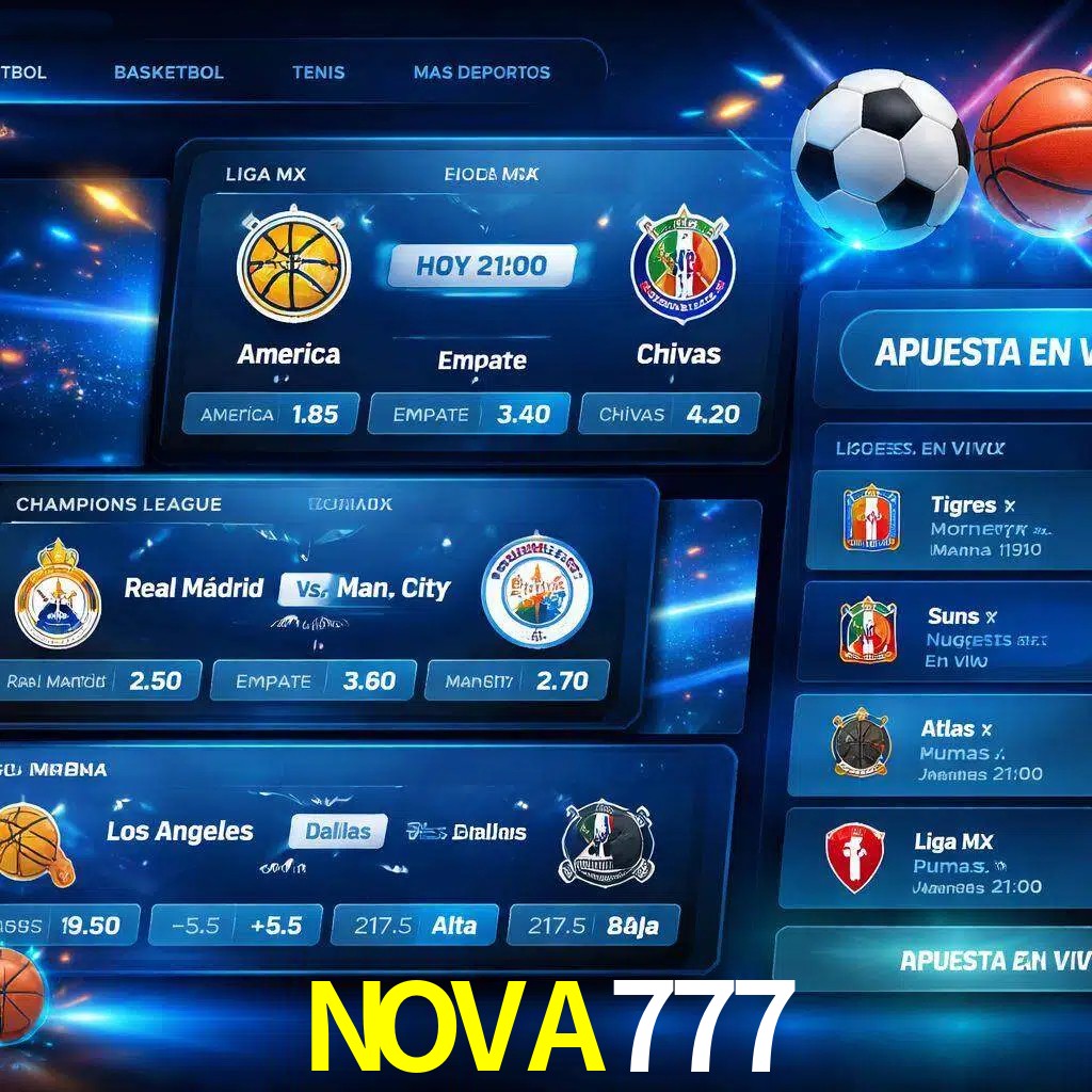 Mercados de apuestas deportivas NOVA777 para jugadores en México